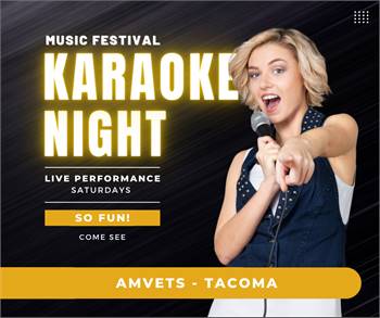 Karaoke at AMVETS in Tacoma