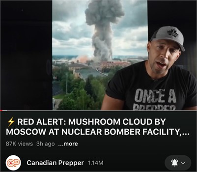 RED ALERT: MUSHROOM CLOUD BY MOSCOW AT NUCLEAR BOMBER FACILITY, DRONE ATTACK ON "NUCLEAR FUEL"