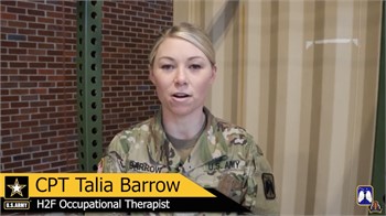 16th CAB Occupational Therapist, Talia Barrow challenges service members at JBLM to "Find Time" and 