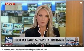 Karl Rove says Biden's record low approval rating will continue to drop